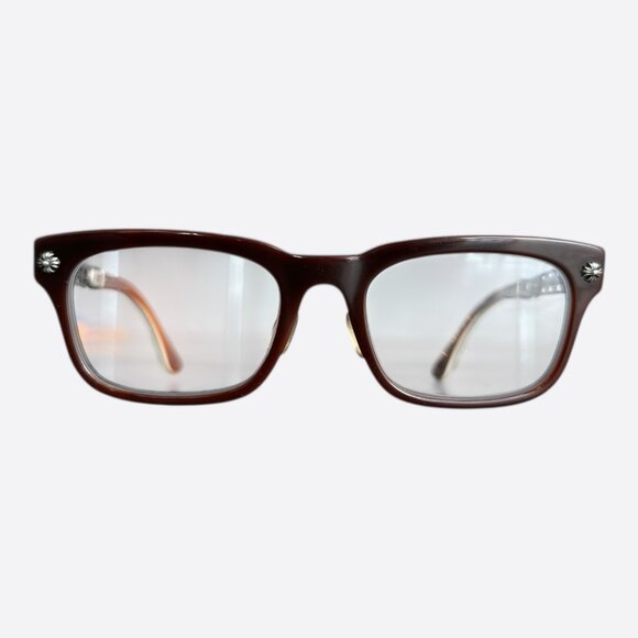 Chrome Hearts Brown & Silver Instabone Glasses - Picture 1 of 5